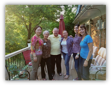 Russian Ambassadors Visiting Club Members' Home